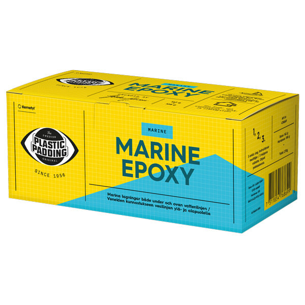Plastic Padding marine epoxy pakket i en praktisk 270 grams beholder
