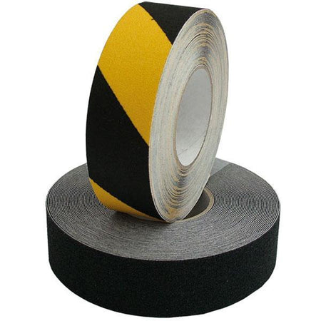 PSP anti skrid tape i sort, 50mm bredde, rullet op