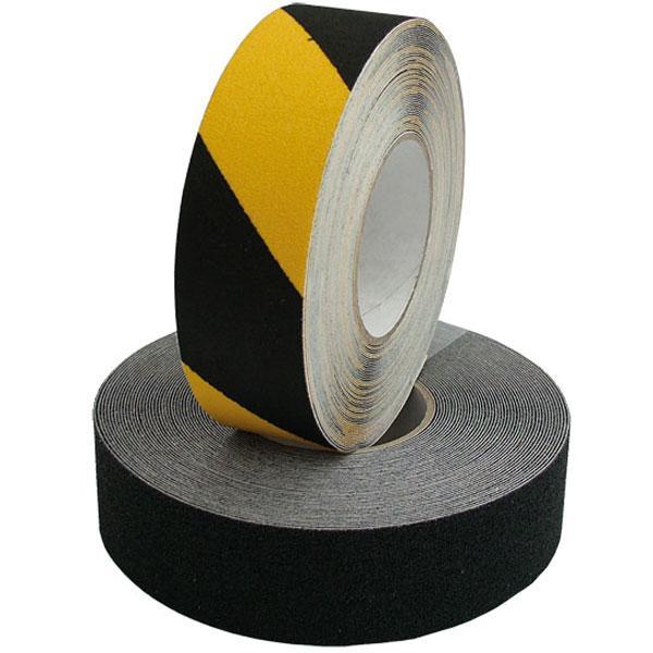 PSP, heavy antiskrid tape i sort/gul farve på rulle