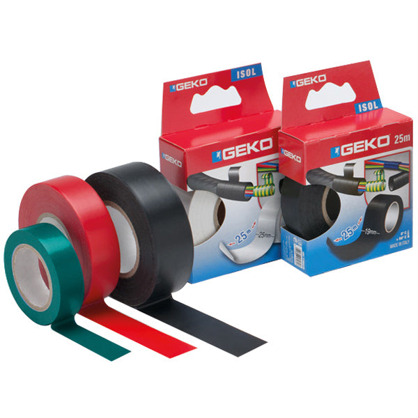 Geko, SeaTec, Geko ISOLERINGSTAPE 19mm X 25 meter hvid