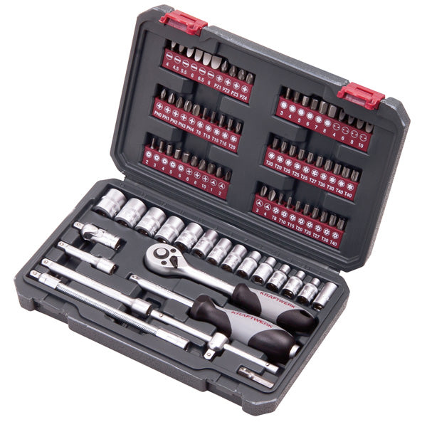 SeaTec, Kraftwerk doppendozenset Basic-Line 82 delen 1/4" 4 -14mm