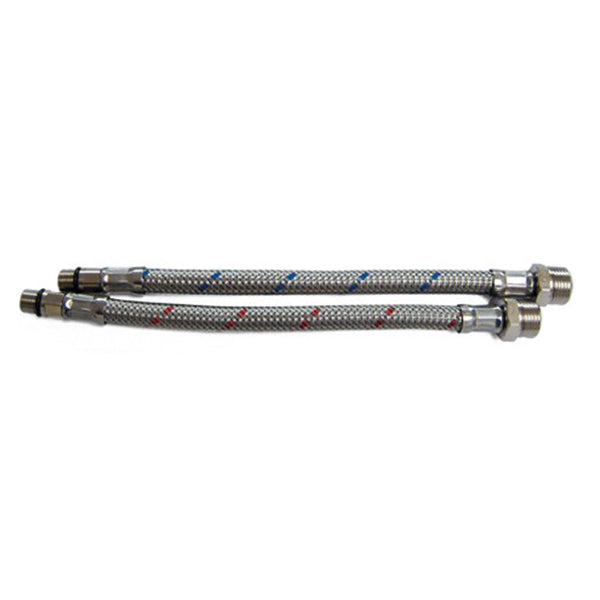 Barka, Flexslange blå m10 han - 3/8" han 21 cm