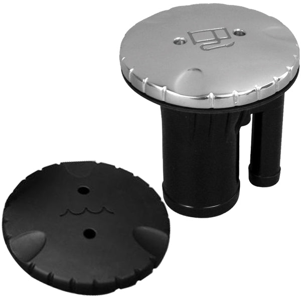 Attwood, Dekvulopening fuel 38mm met ontluchting zwart plastic