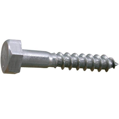 Marifix fransk skrue 12 x 60 mm monteret på bådens indvendige struktur