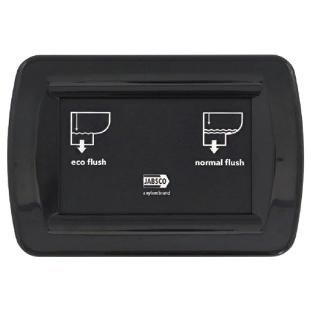 Bagview af Jabsco Quiet Flush E2 compact toilet setup.