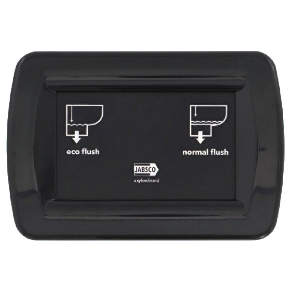 Jabsco Quiet Flush E2 toilet i brug med betjening