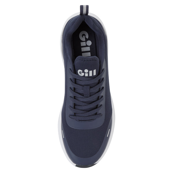 Gill, 939 Savona trainer Navy venstre sidevisning med sål.
