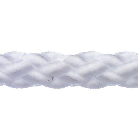 Robline Polyester 8 line 8mm i hvid farve, pakket i 150m rulle