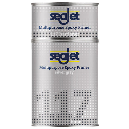 SeaJet 117 Multipurpose Epoxy Primer i hvid 20L spand, klar til brug.