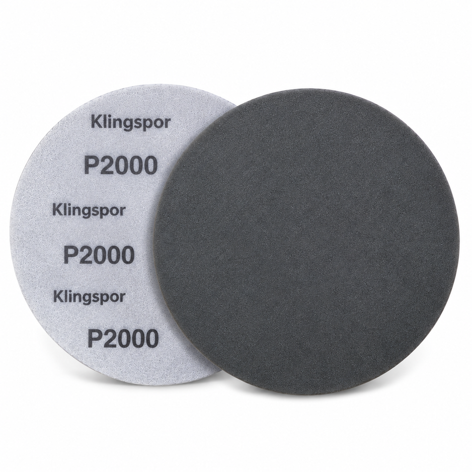 Klingspor slibschijf met schuim Ø150mm P2000 10 stuks