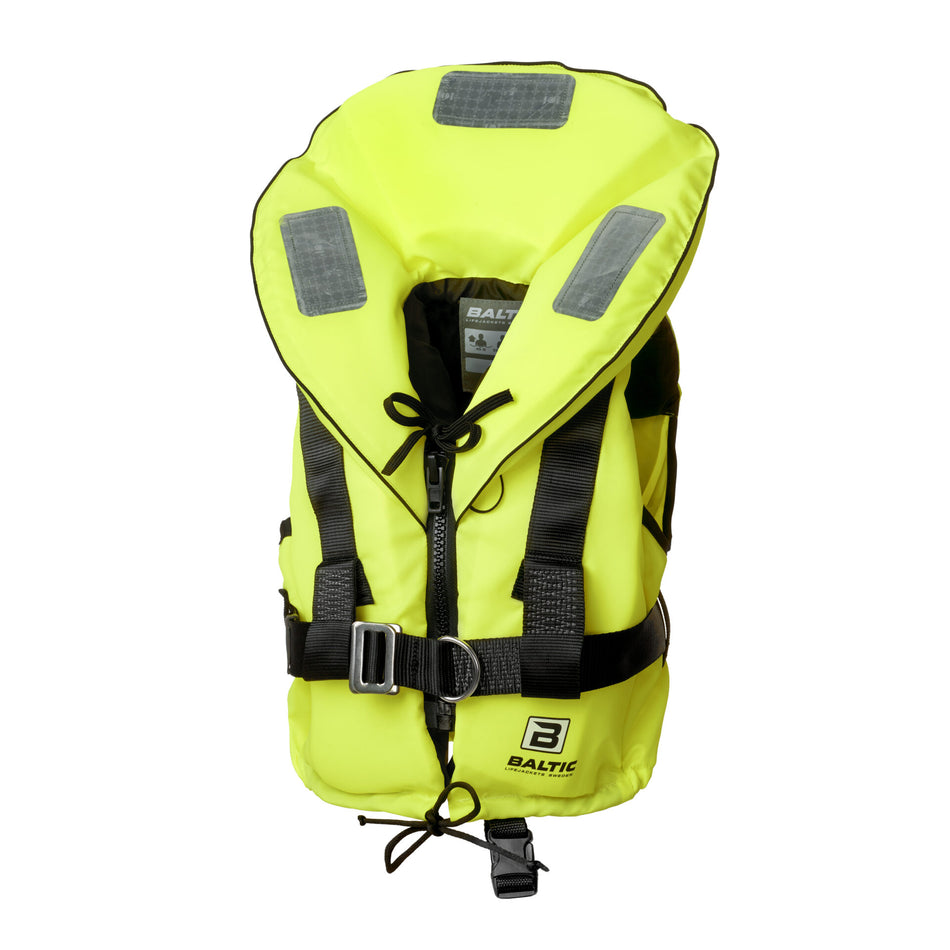 BALTIC, Ocean kinderreddingsvest UV_Geel 1299 Maat 3-15 kg, D-ring op de rug