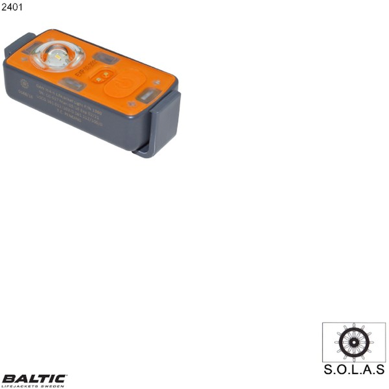 BALTIC, Noodlicht SOLAS automatisch Wit 2401, W4-A